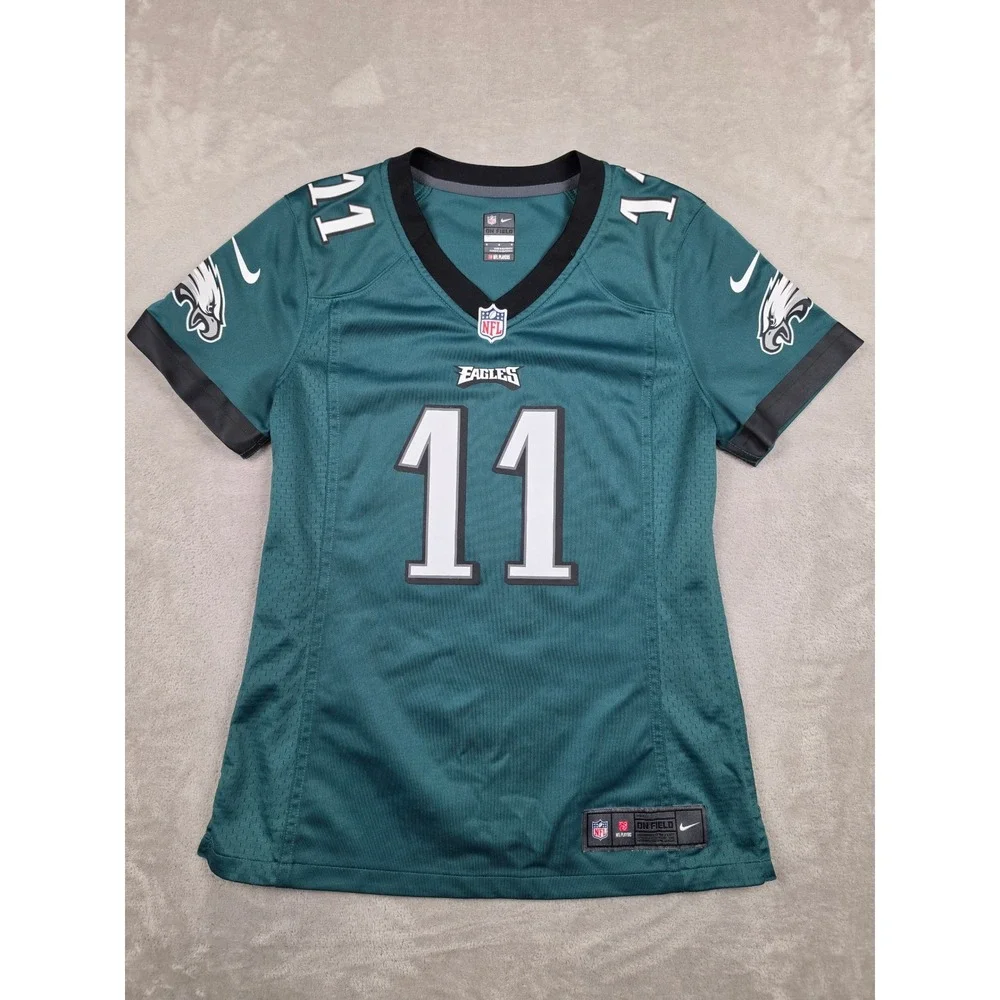 Nike On Field Carson Wentz Jersey Women M Philadelphia Eagles #11 Fits Small